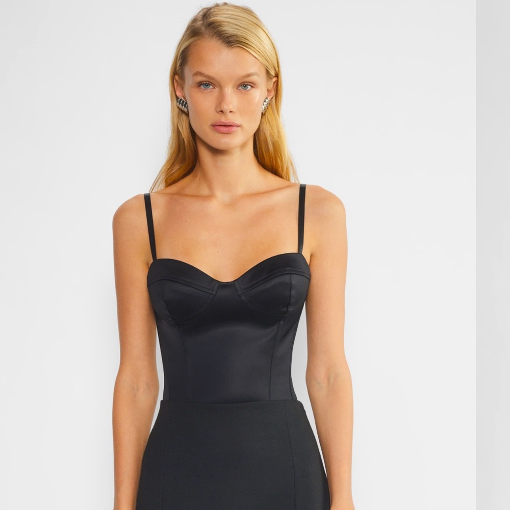 ARITZIA Ten Dazzle Satin Bustier BRAND NEW